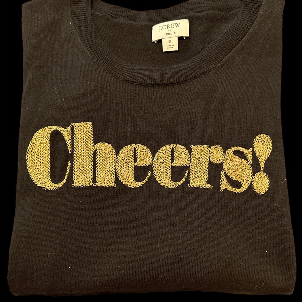 J Crew “slogan” sweater
